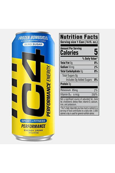 Cellucor Cellucor-C4 Pre-Workout Energy Drink - 3 Count - Frozen Blueberry