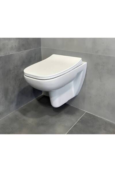 Newarc - Energy Rimless Asma Klozet (Kapak Dahil) - 2823+7804