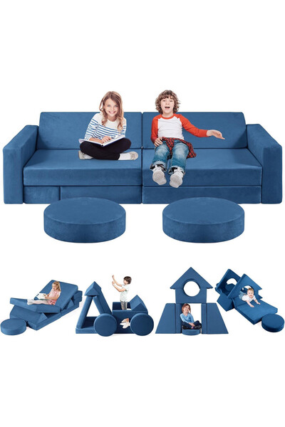 GIAGLE Play sofa – Multifunctional modular sofa, creative set with 12 constru...