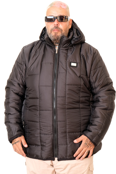 ModeXL Mode XL Men's Plus Size Coat Hooded 25706
