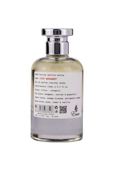 EMIR PARFUM ORIGINAL AE - JUST BERGAMOT FACTORY EDITION EAU DE PARFUM 100ML
