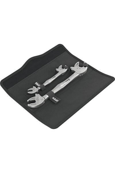 wera 6006 Joker 2 Set 1 Self-Adjusting Double Open Mouth Frog Wrench