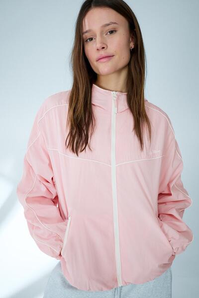 Bershka Teknik kapüşonlu ceket