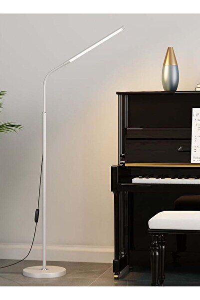 Arabest مصباح أرضي LED عصري، مصباح عمودي لحماية العين، مصباح دراسة لغرفة المع...