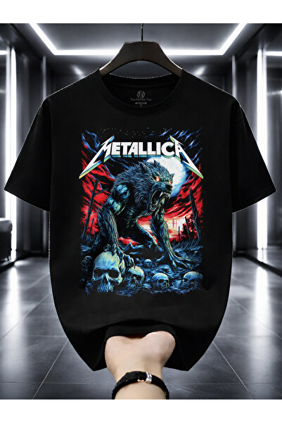 PARUNIV Ανδρικό T-shirt με τυπωμένο Metallica, Vampire