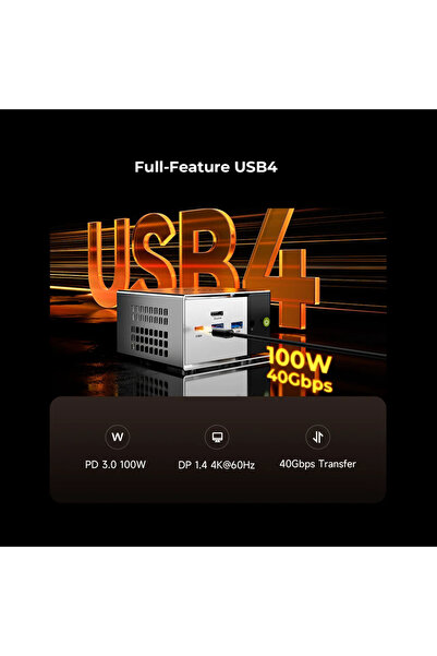GMKtec M8 AMD Ryzen5Pro 6650Hİşlemci,16GB DDR5 RAM,512 GB SSD,2x2.5G Ethernet Win11PRO MiniPC GTC M8 512