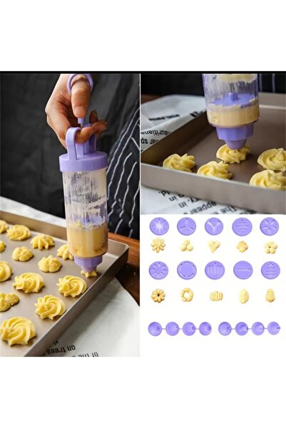 Generic Cake Decorating Syringe Set Icing Piping Kit with 6 Stainless Steel f...