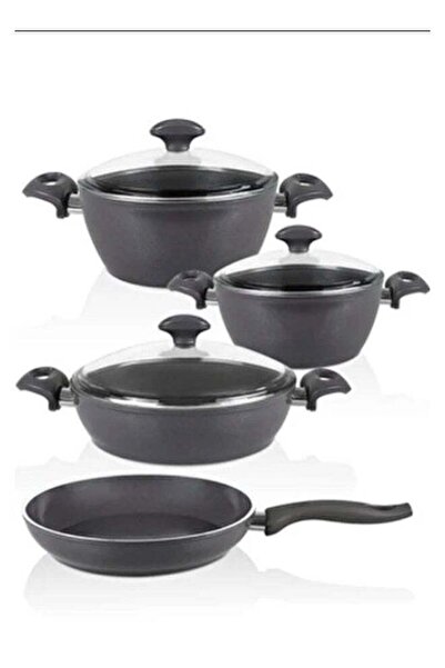 FALEZ Serafit Ceramic 7-Piece Cookware Set – Non-Stick Ceramic Coating, Healt...