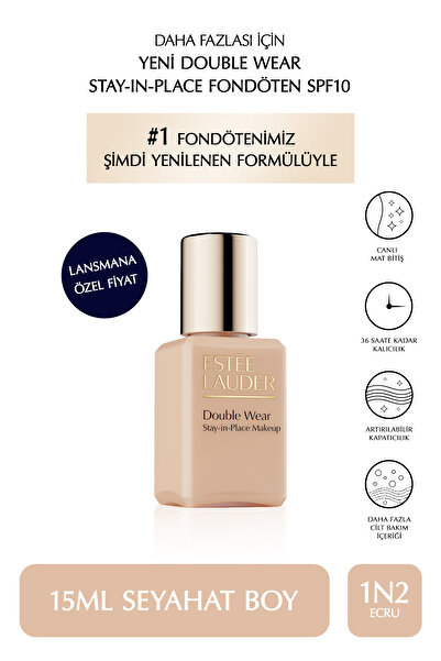 Estee Lauder Seyahat Boy Fondöten - Double Wear Stay-in-Place Fondöten SPF10 ...