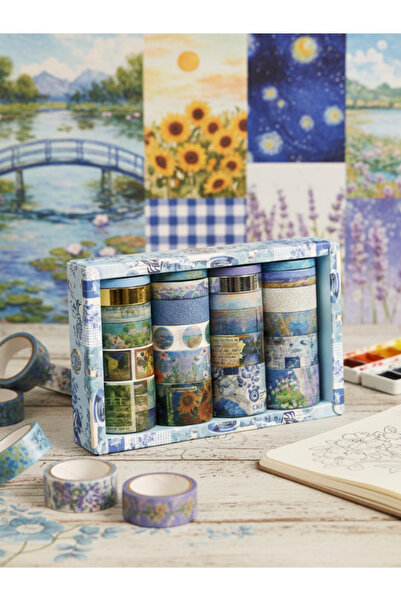 Bam 24-Pack Gilded Patterned Paper Tape with Different Color Options