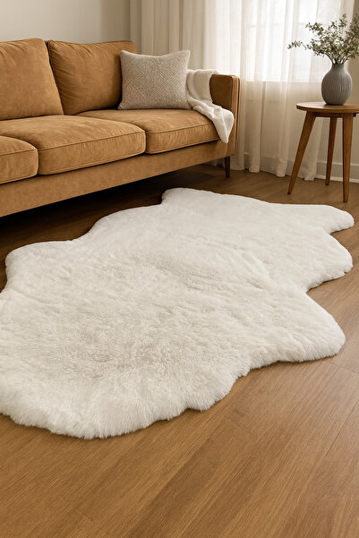 Eren Halı Lüks Yumuşak Peluş Post – Ultra Konforlu Modern Dekoratif Post, Bey...