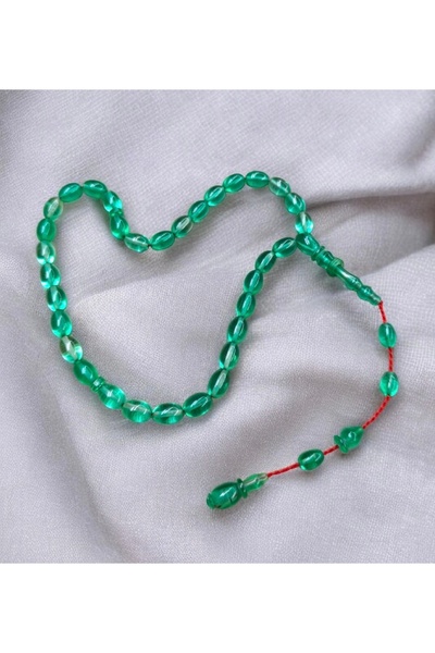 İnan Tesbih Ateşli Amber Barley Cut Ring Model Master Craftsmanship Prayer Beads