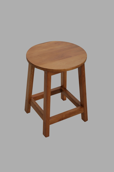 Ergün Avcı Avcı Ahşap & Tasarım Doğal Kayın Ağacı Modern Yuvarlak Tabure Mutf...