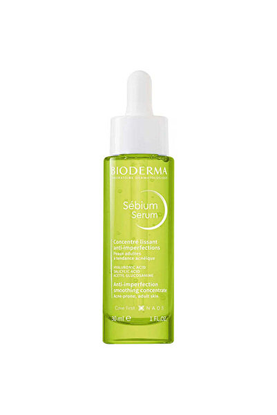 Bioderma سيروم سيبيوم لتنعيم البشرة ومكافحة الشوائب مع حمض الهيالورونيك وحمض ...