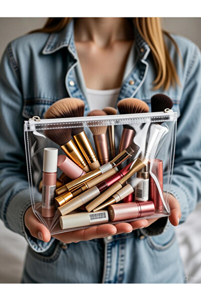 cosmoplex Şeffaf Çanta 32x18x8