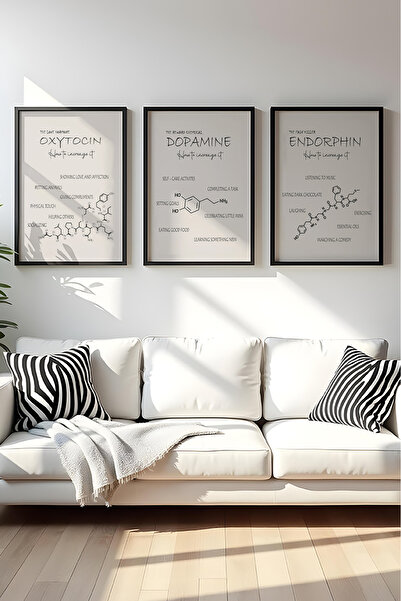 huhuli Glass Happiness Hormones 3-Piece Table Set Huhu841C