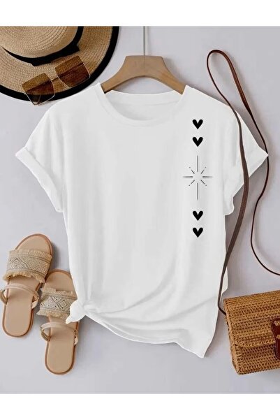 AZIZI TEKSTIL Heart Sparkle Ειδικό Σχέδιο Προεκτυπωμένο