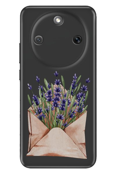 Cekuonline Honor Magic 8 Lite 6.79" Case Colorful Silicone Printed Tpu Letter