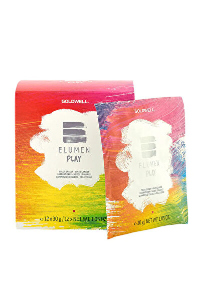 GOLDWELL Goldwell, Elumen Play Eraser, Vopsea de păr semipermanentă, 12 bucăț...