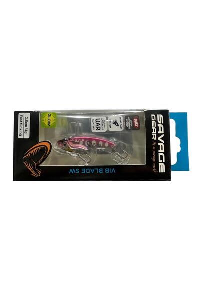 Savage Gear Vib Blade SW 4gr 3.5cm Vibrasyon Jig Yem Pink Glow Dot