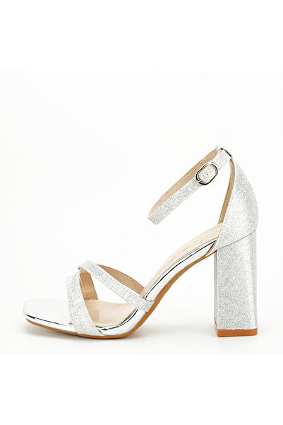 SOFILINE Κομψά ασημένια σανδάλια με glitter B-Y2385-202 131
