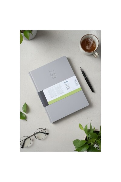 Gıpta Ajanda 20X28 122 Eck Weekly Gray