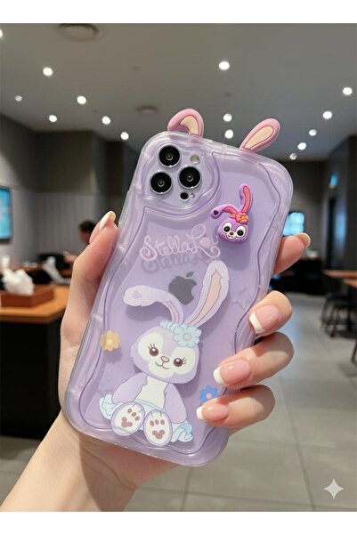 TECNOTREND İPhone 11 Pro Max Uyumlu 3D Desenli Kromi Silikon Kılıf