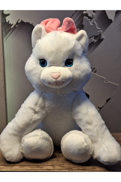 SELAY TOYS PEMBE KURDALELİ KEDİ 45 CM