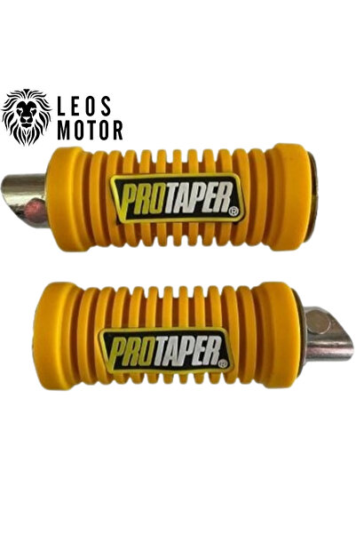 LEOS MOTOR Protaper Motosiklet Arka Basamak Lastiği Sarı - CUP - CG Uyumlu