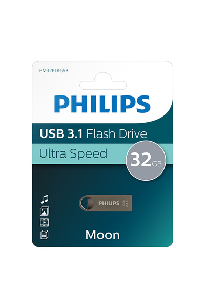Philips FM32FD165B/00 GRİ 32GB ULTRA HIZLI 100-150MB/S USB 3.1 METAL KASA FLA...