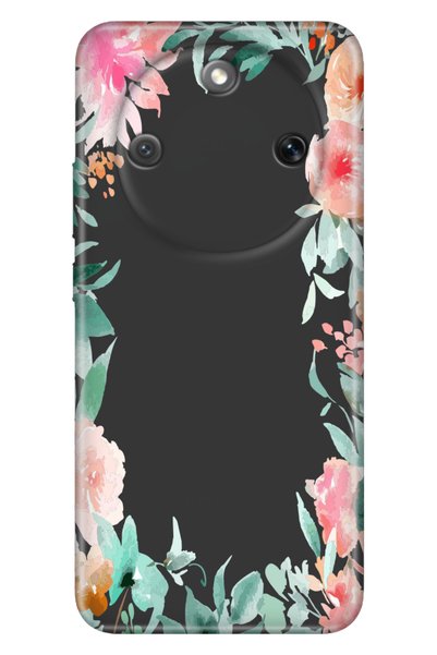 Cekuonline Honor Magic 8 Lite 6.79" Case Decorative Silicone Printed Cover Fr...