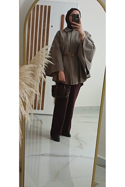 saru collection Kaşe panço