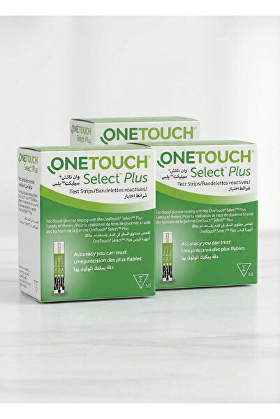 onetouch 3 عبوات شرائط اختبار سكر الدم وان تاتش سيليكت بلس 150 شريط