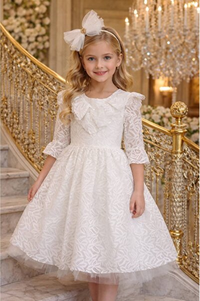 diamondstar Girl's Holiday Princess Wedding Party Birthday Dress Age 5/8