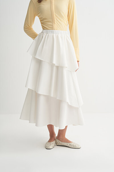 VESNA Layered Textured Skirt