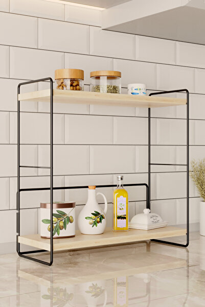 Bino 2 Katlı Mutfak Rafı Organizer Tezgah Üstü Masaüstü Düzenleyici