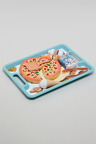 R&B Unisex Multi 16 Piece Pizza Tableware Set