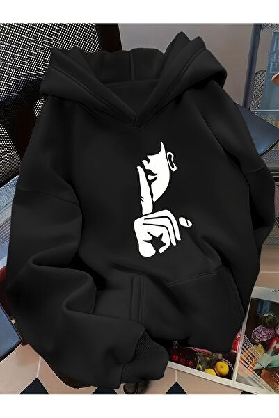 Deocept Унисекс суитшърт с качулка, джоб тип кенгуру, свободна кройка и голям...