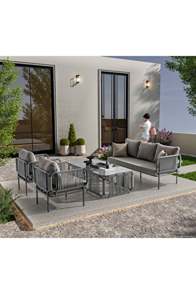Boline Mobilya Berlin Bahçe Oturma Takımı