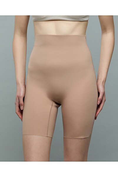 R&B Women Nude High Waist Thigh Shorts Shapewear