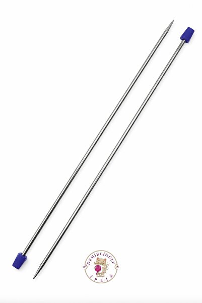 Demircioğlu İplik Titanium Knitting Needle - 35 cm - Knitting Needle - 1 Pair...