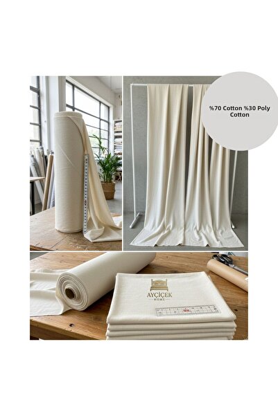 ayçiçek home 1 Meter 57 Yard Akfi̇l Fabric 2.40 Width Bedding Fabric Meterage...