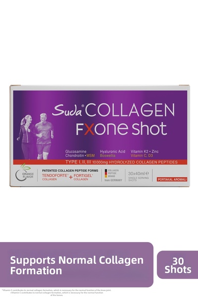 Suda Collagen مشروب فكسون شوت برتقالي 40 مل × 30 عبوة
