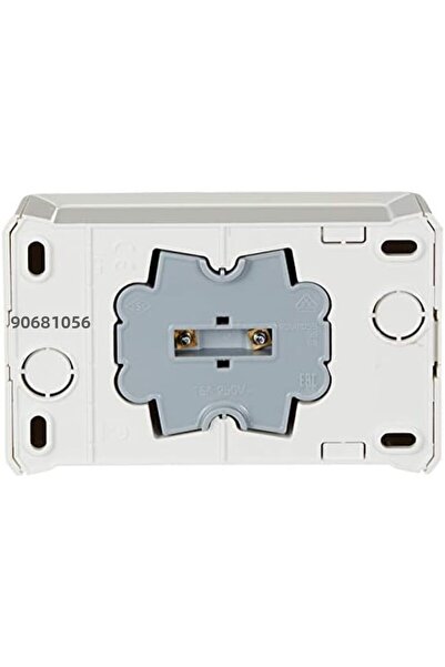 Nacario NrcrioShop مقبس كهربائي أبيض مزدوج التأريض 1201248