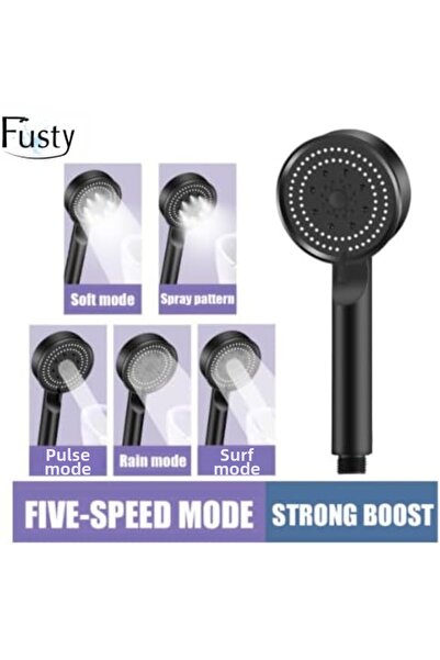 Yıldızan Esnshop Glee Turbo Series 5-Function Shower Head - High Pressure Qua...