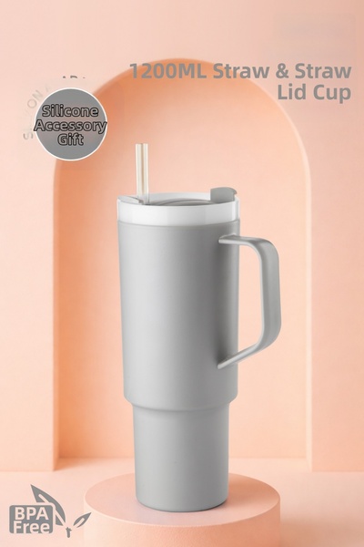 Nandy Home Large Size, 1200ml with Handle and Straw. Drinking Bottle & Flask ...