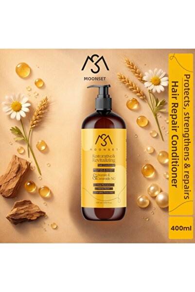 moonset كريم العناية بالشعر المضاد للتلف – كريم مرمم ومرطب مدعوم بالكولاجين و...