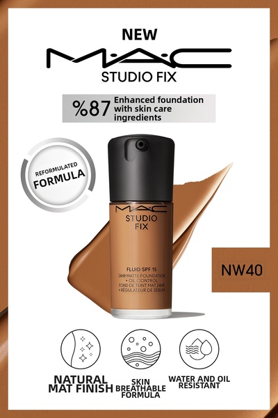 M.A.C Foundation That Lasts up to 24 Hours and Provides a Natural Matte Finis...