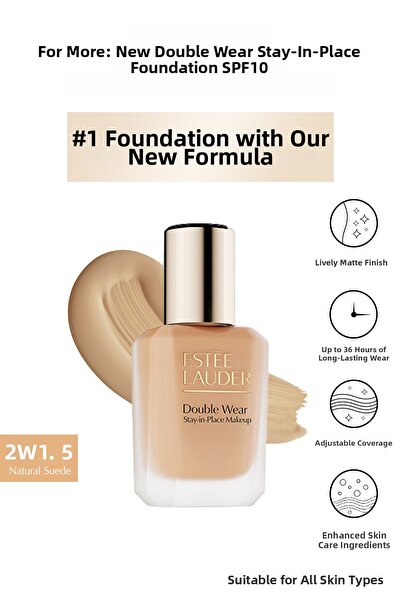 Estee Lauder Есте Лаудър, Фон дьо тен Двоен трайен ефект, не се размазва, SPF...