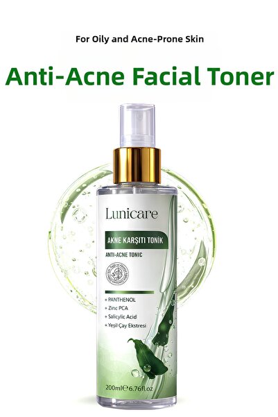 lunicare تونيك حمض الساليسيليك - لتضييق المسام وإزالة الرؤوس السوداء ومضاد لح...